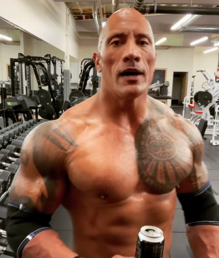 Dwayne Johnson muscles